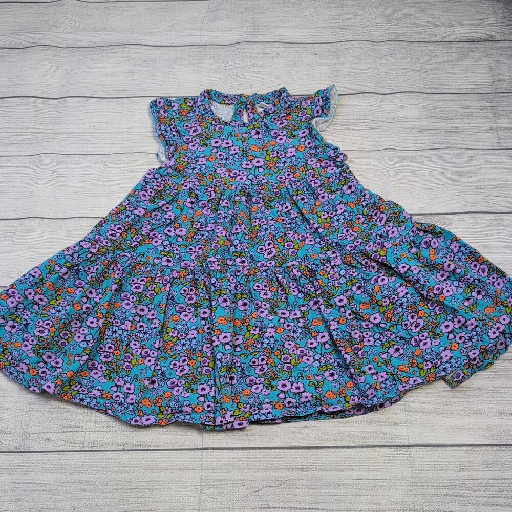 5/6 Next Purple Floral Dress
